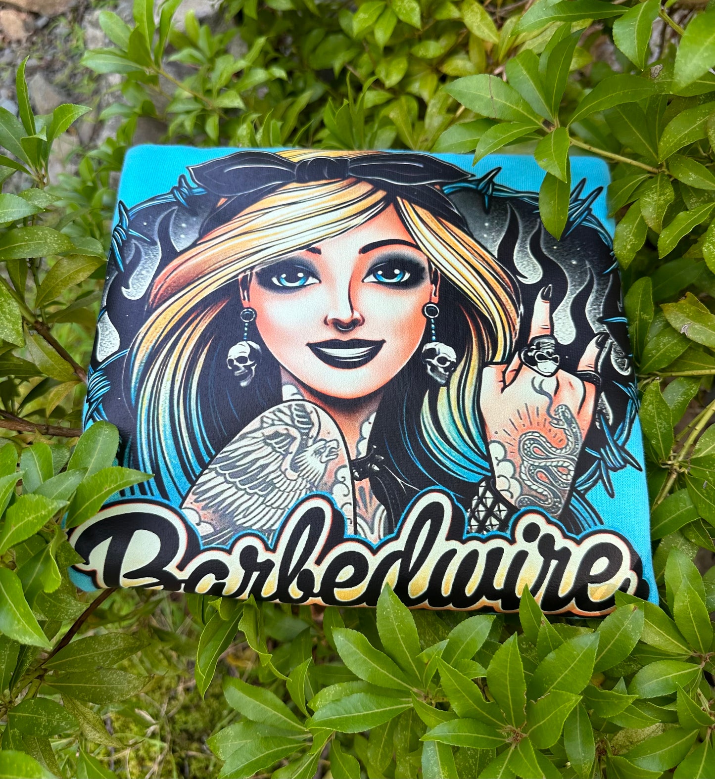 Barbie Barbedwire Halloween Crewneck Sweatshirt