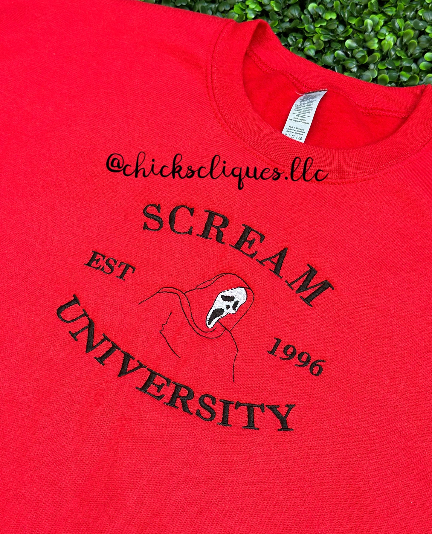 Scream University 8x10 Embroidery Crewneck Sweatshirt