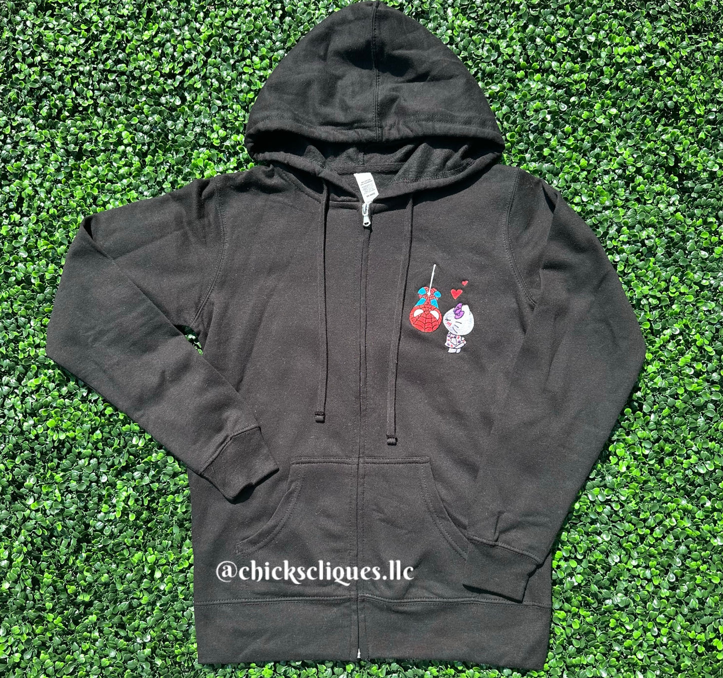 Kitty x Spider Zip Up Hoodie