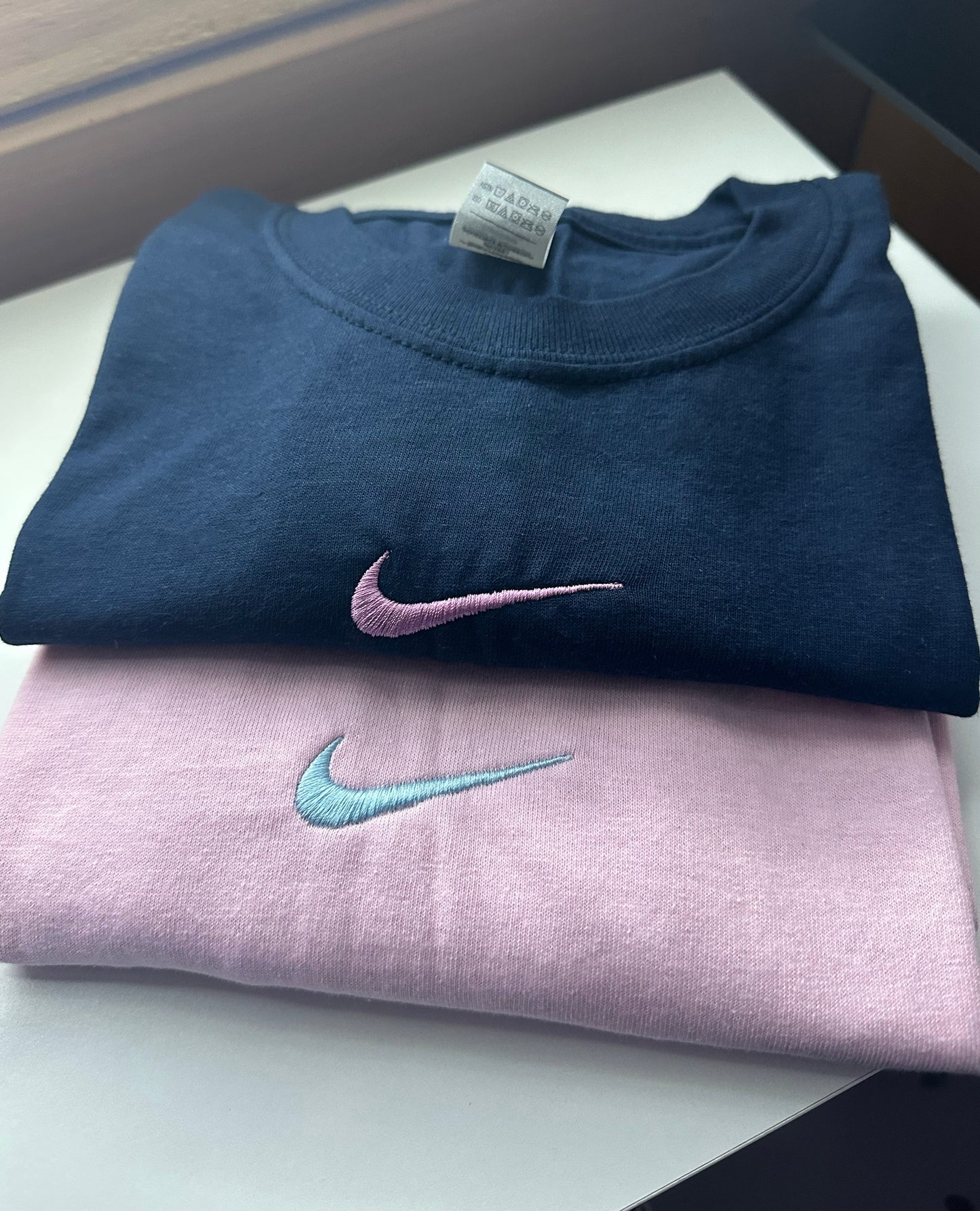 Check Embroidery T-Shirt