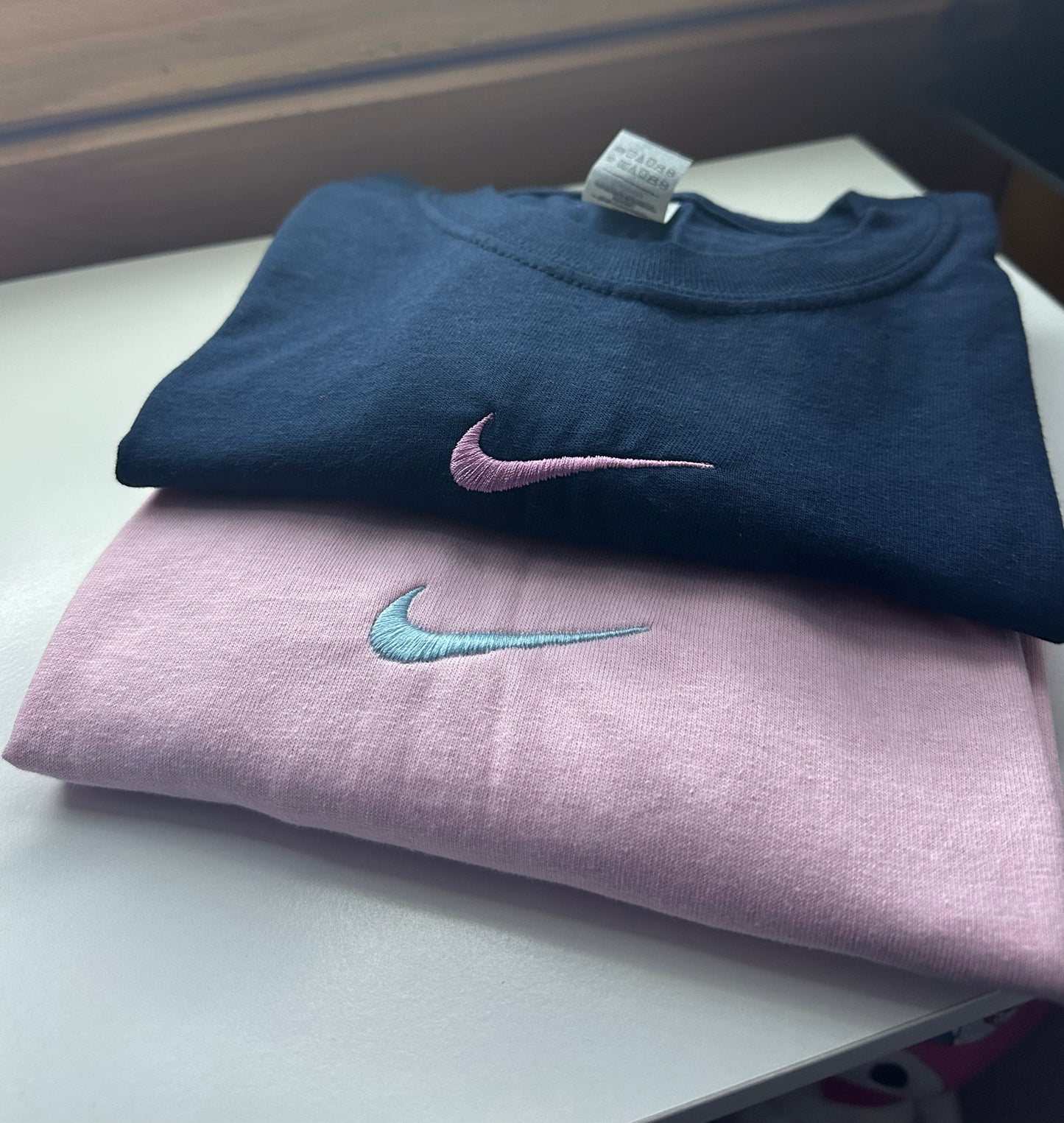 Check Embroidery T-Shirt