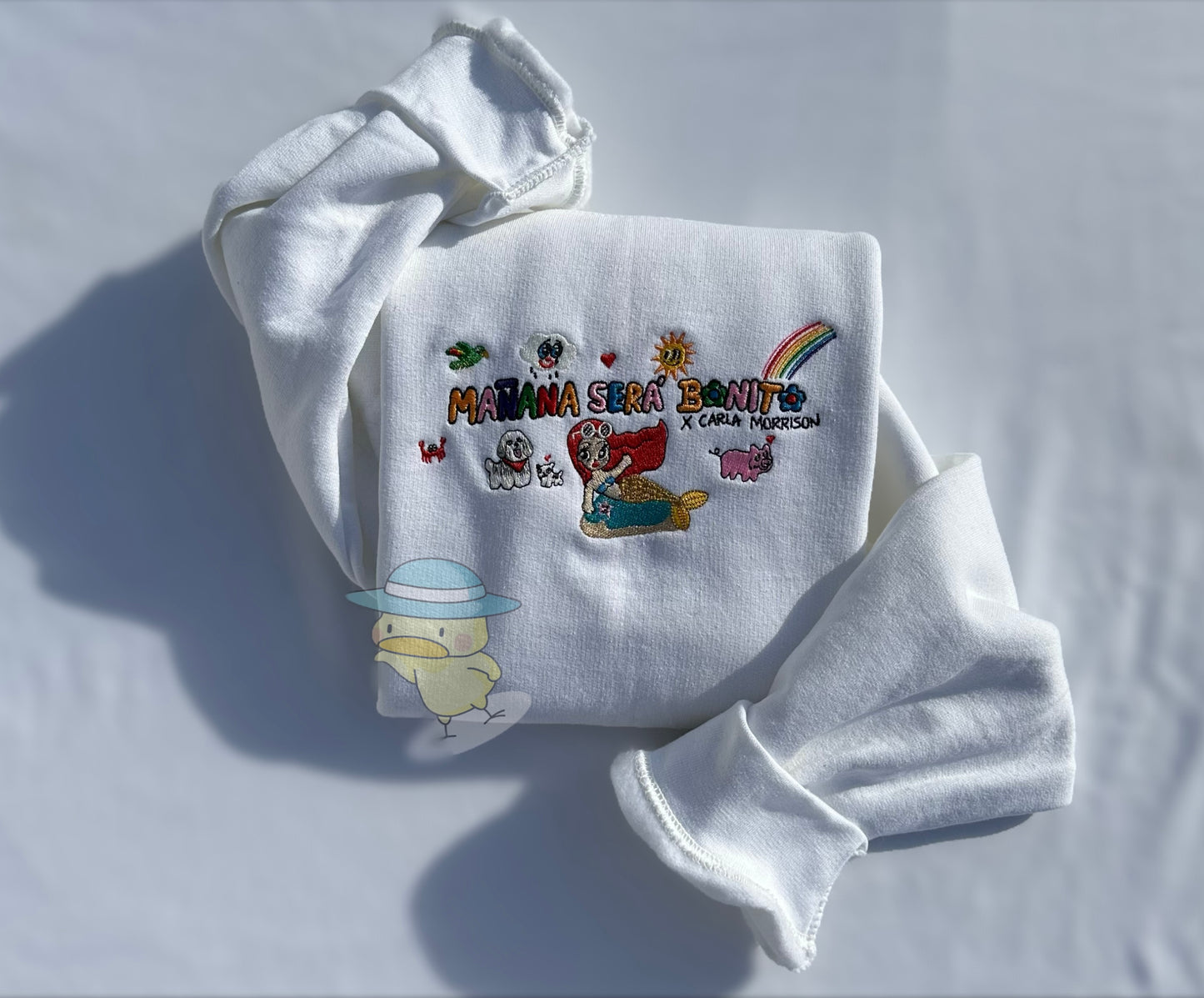 Mañana Será Bonito x Carla Morrison Embroidery Crewneck Sweatshirt