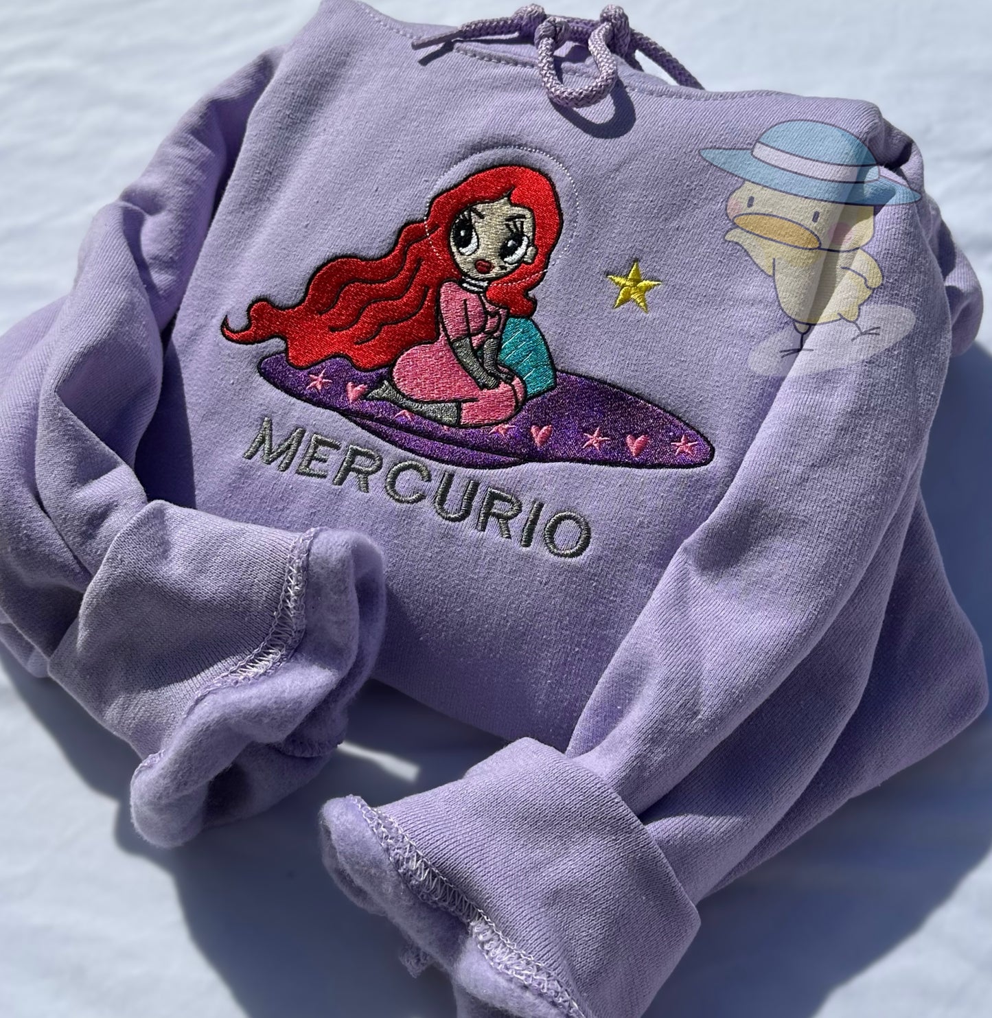 Karol G Mercurio Embroidery Hooded Sweatshirt