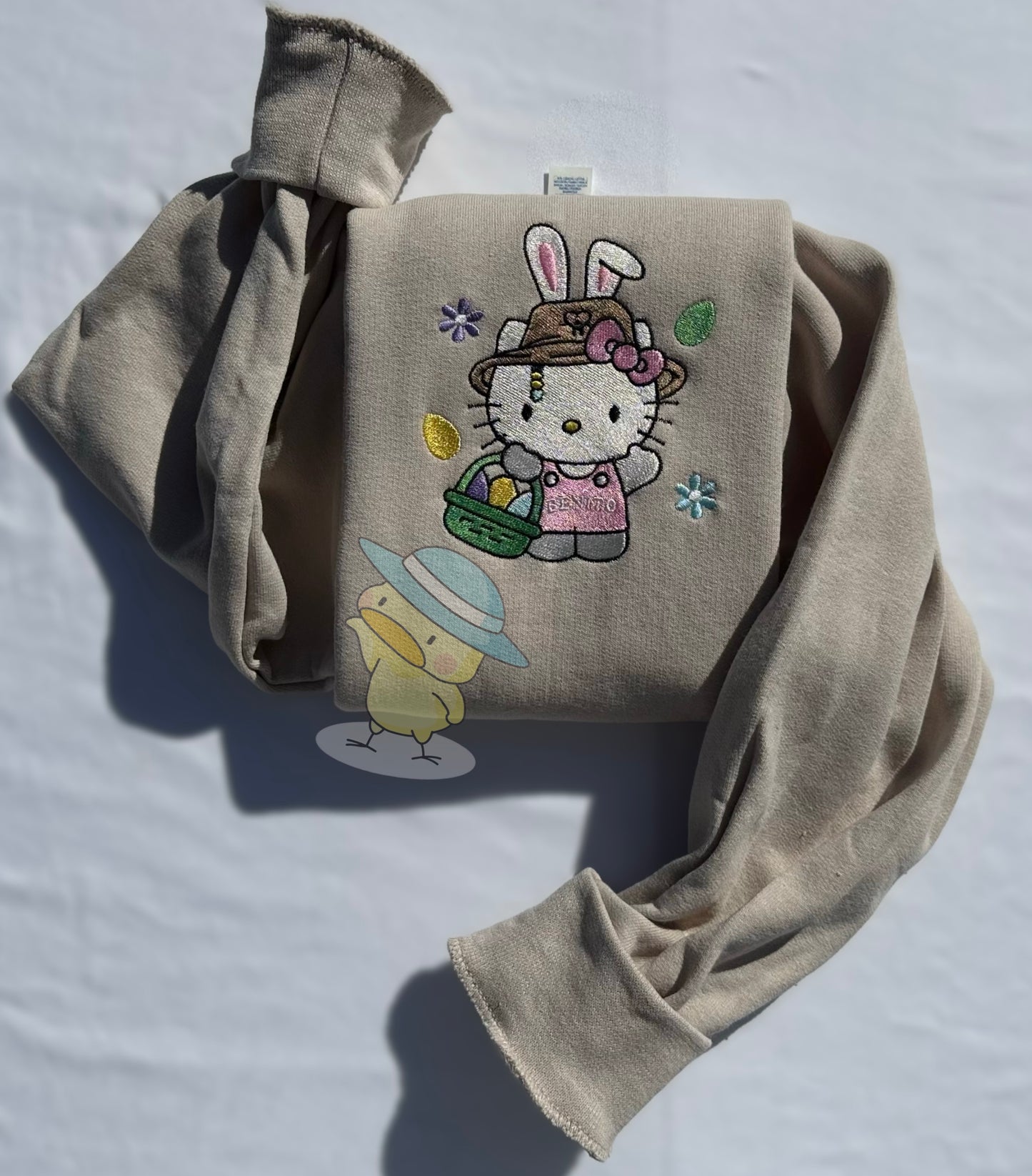 Kitty Pascua Benito Embroidery Crewneck Sweatshirt