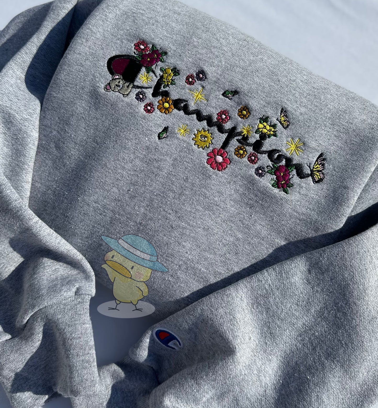 Koala Stars Y2K Champion Embroidery Crewneck Sweatshirt