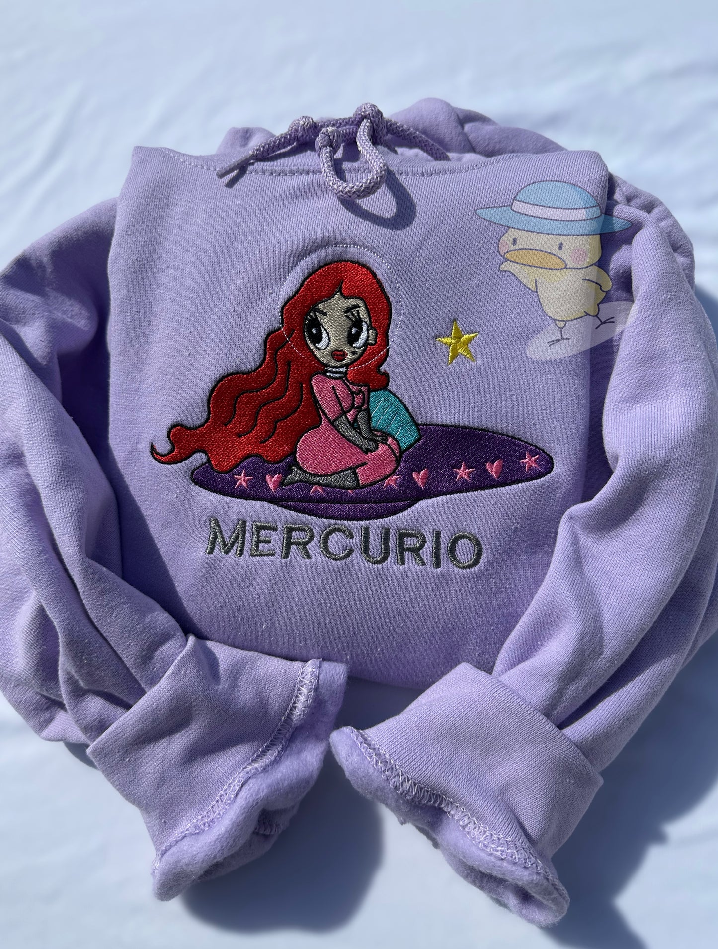 Karol G Mercurio Embroidery Hooded Sweatshirt