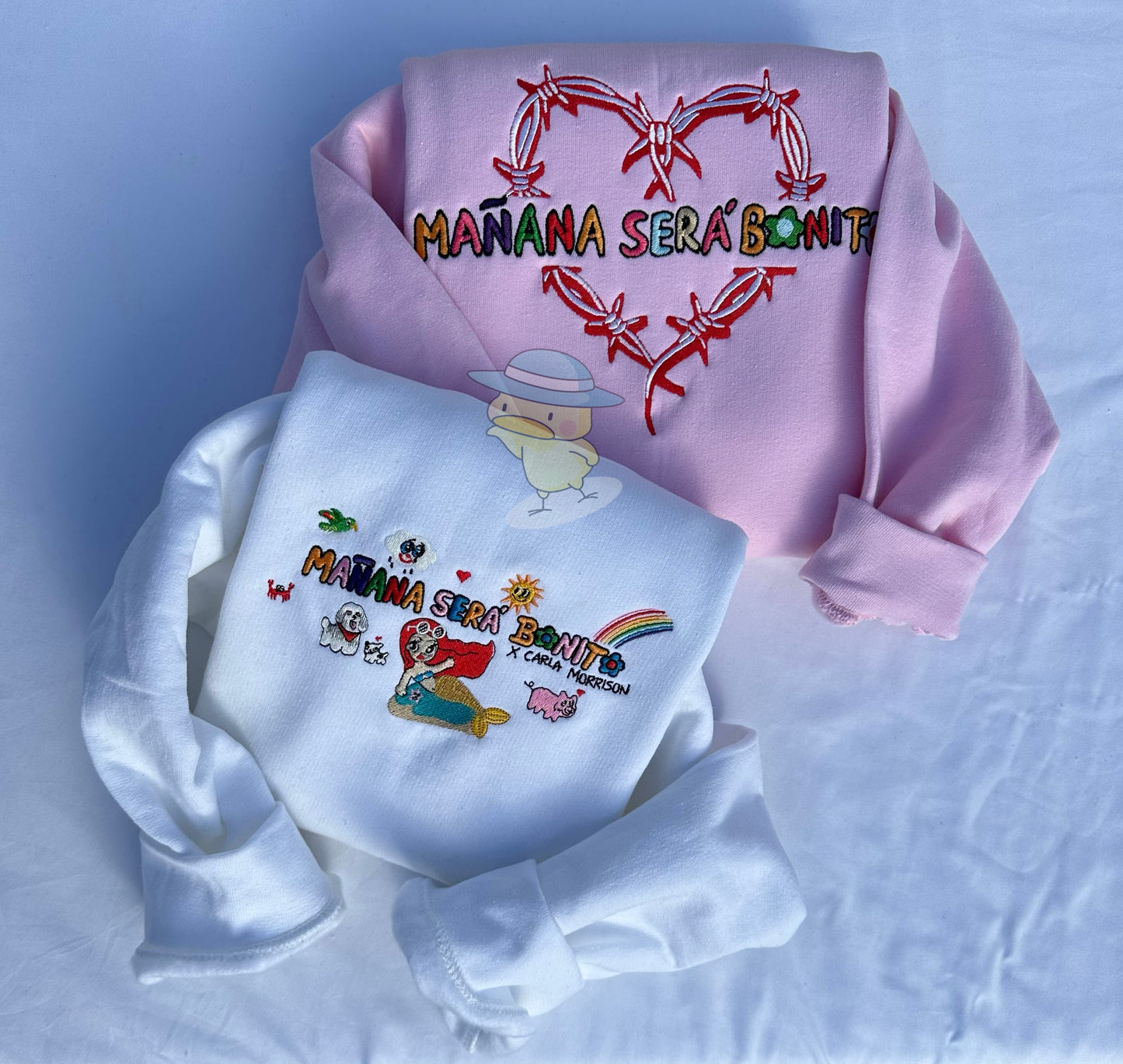 Mañana Será Bonito x Carla Morrison Embroidery Crewneck Sweatshirt