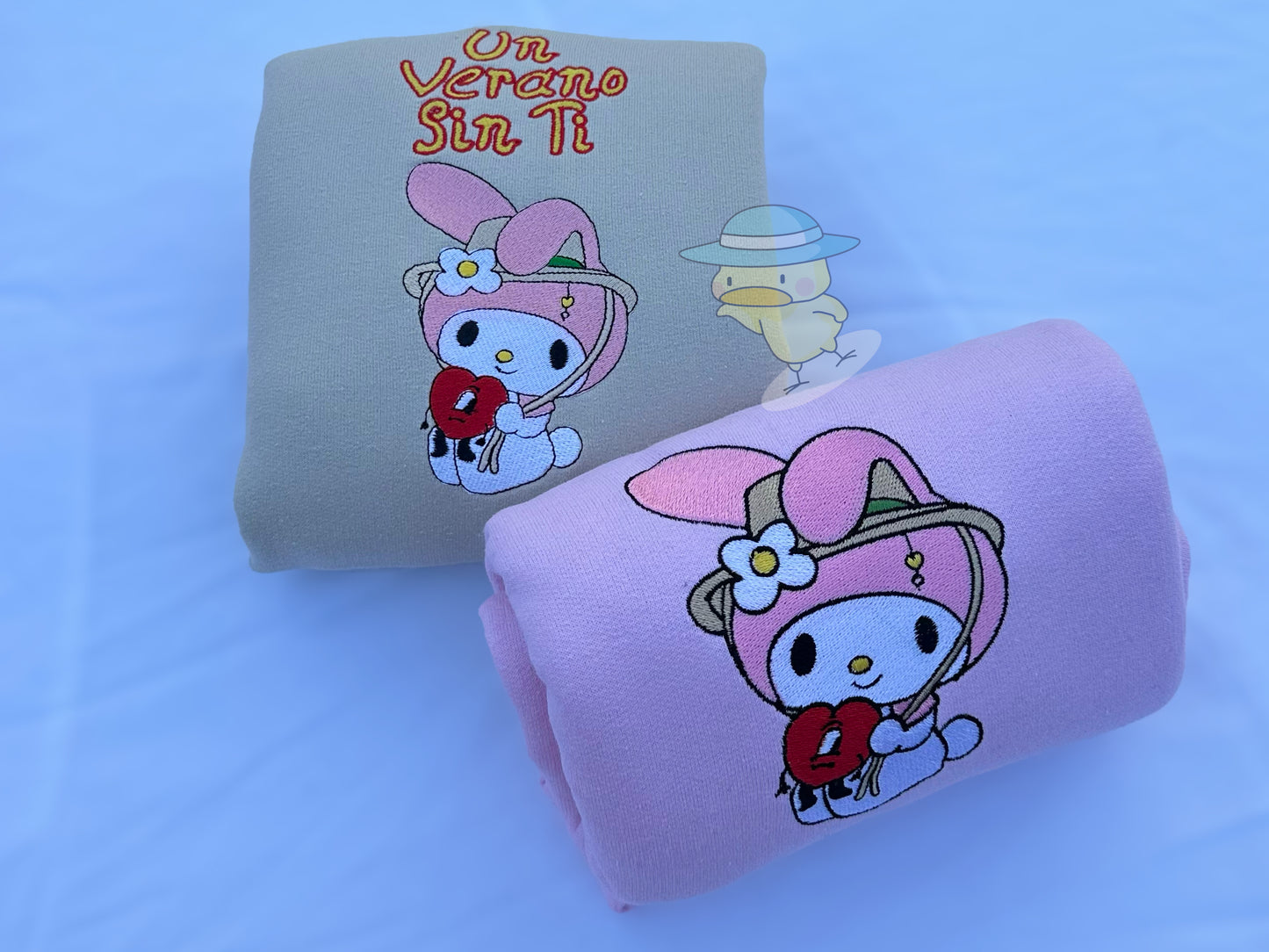 Bad Bunny x Melody Embroidery Crewneck Sweatshirt