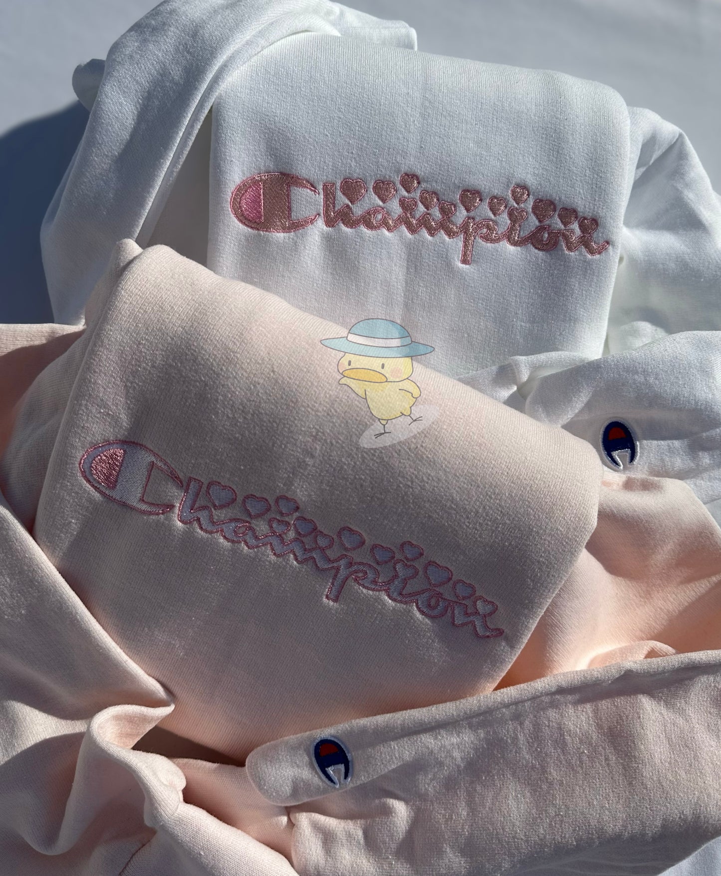 Hearts Champion Embroidery Crewneck Sweatshirt