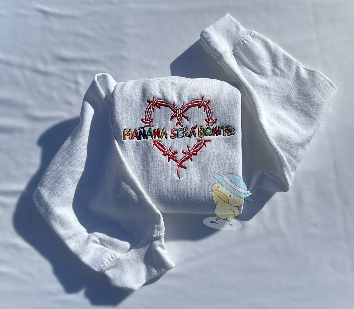 Mañana Será Bonito Karol G 5x7 Embroidery Crewneck Sweatshirt