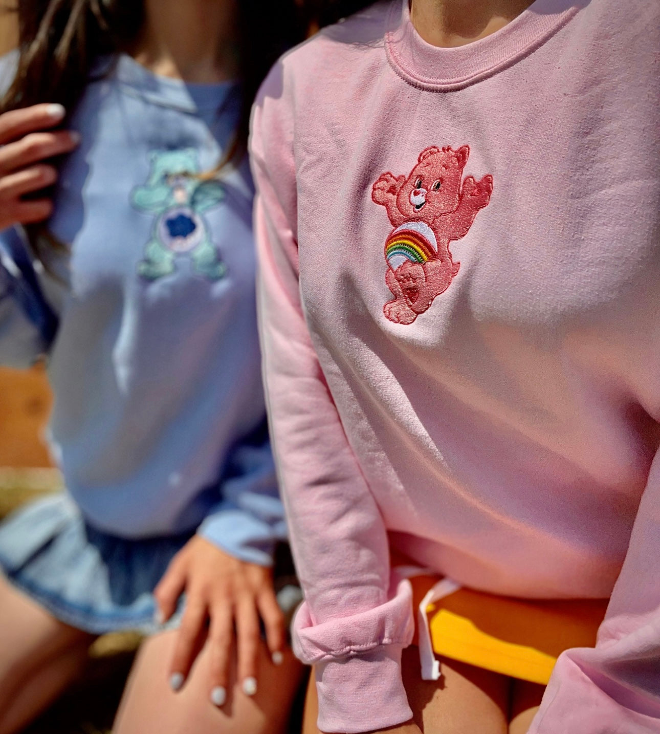 Grumpy Tongue Face Embroidery Crewneck Sweatshirt