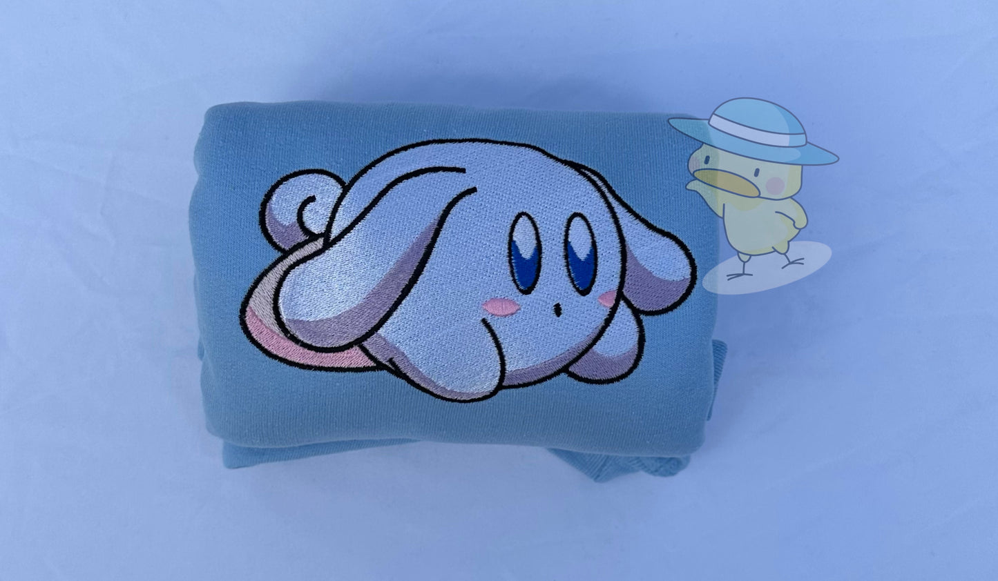 Kirby x Cinnamon Embroidery Crewneck Sweatshirt