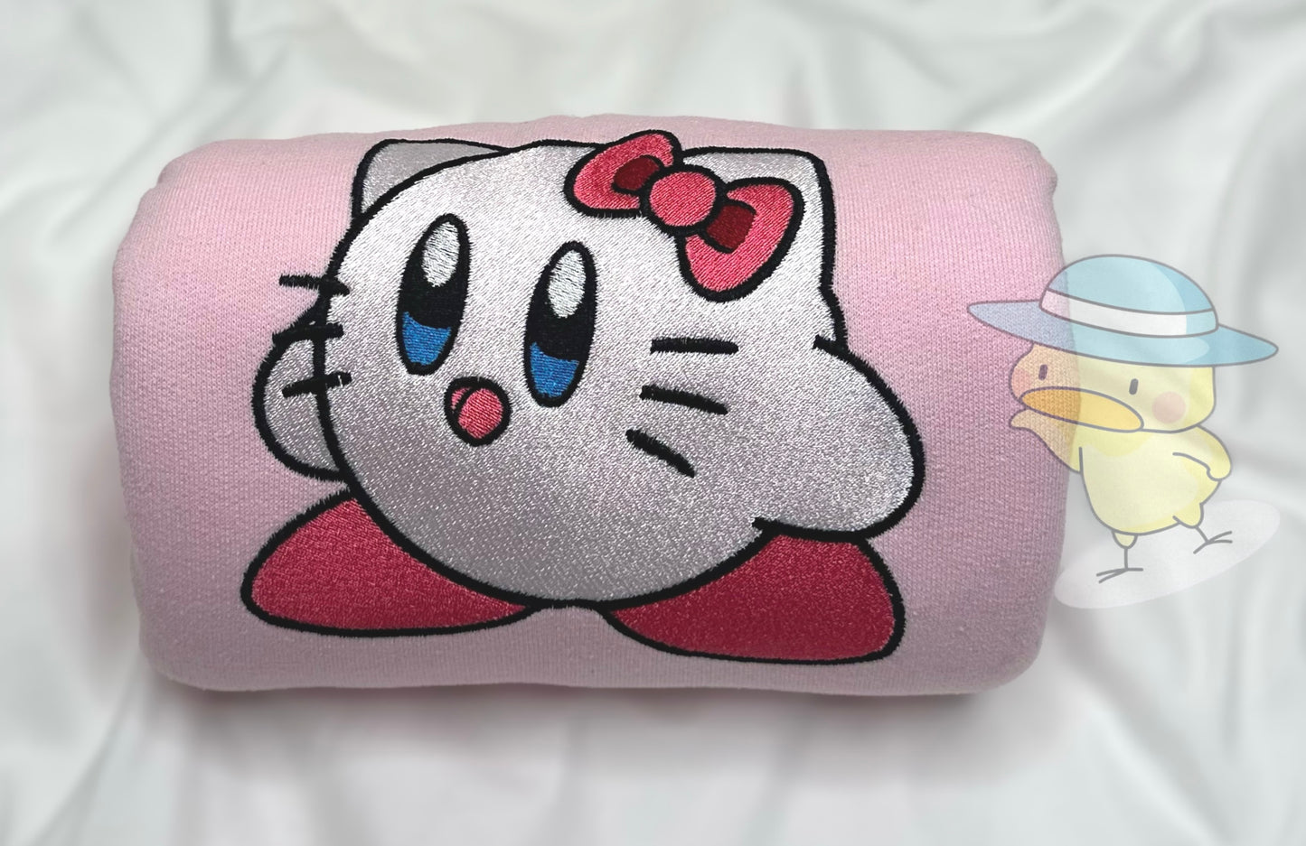 Kitty x Kirby Embroidery Crewneck Sweatshirt