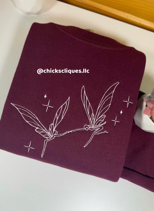 Fairy Customizable Embroidery Crewneck Sweatshirt