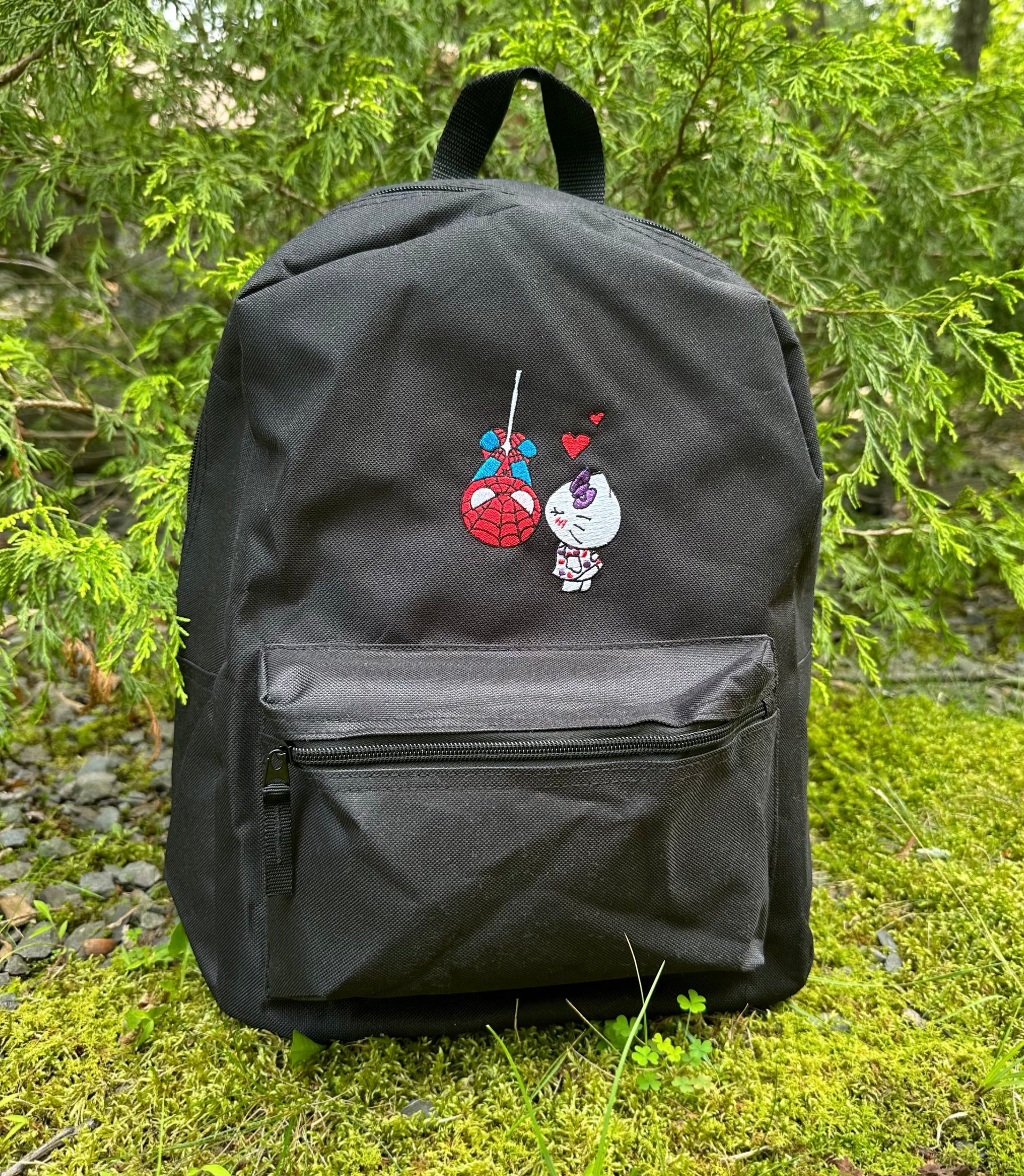 hello kitty backpack man Kitty x Spider Backpack – Chick's Cliques LLC