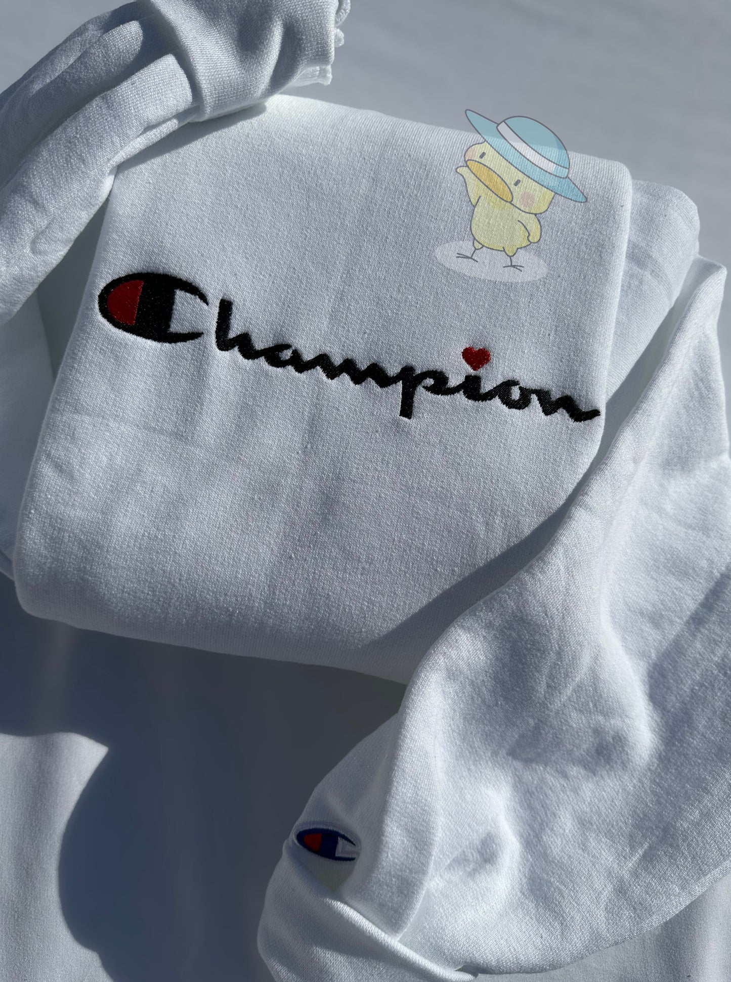Champion I Heart Embroidery Crewneck Sweatshirt