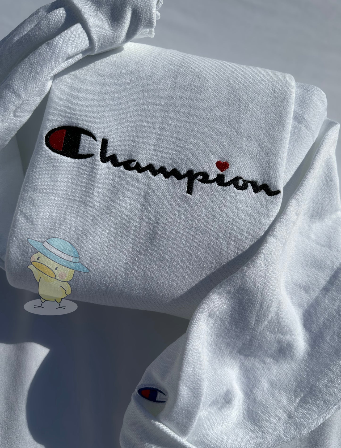Champion I Heart Embroidery Crewneck Sweatshirt