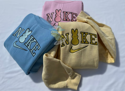 Peeps x Check Easter Embroidery Crewneck Sweatshirt