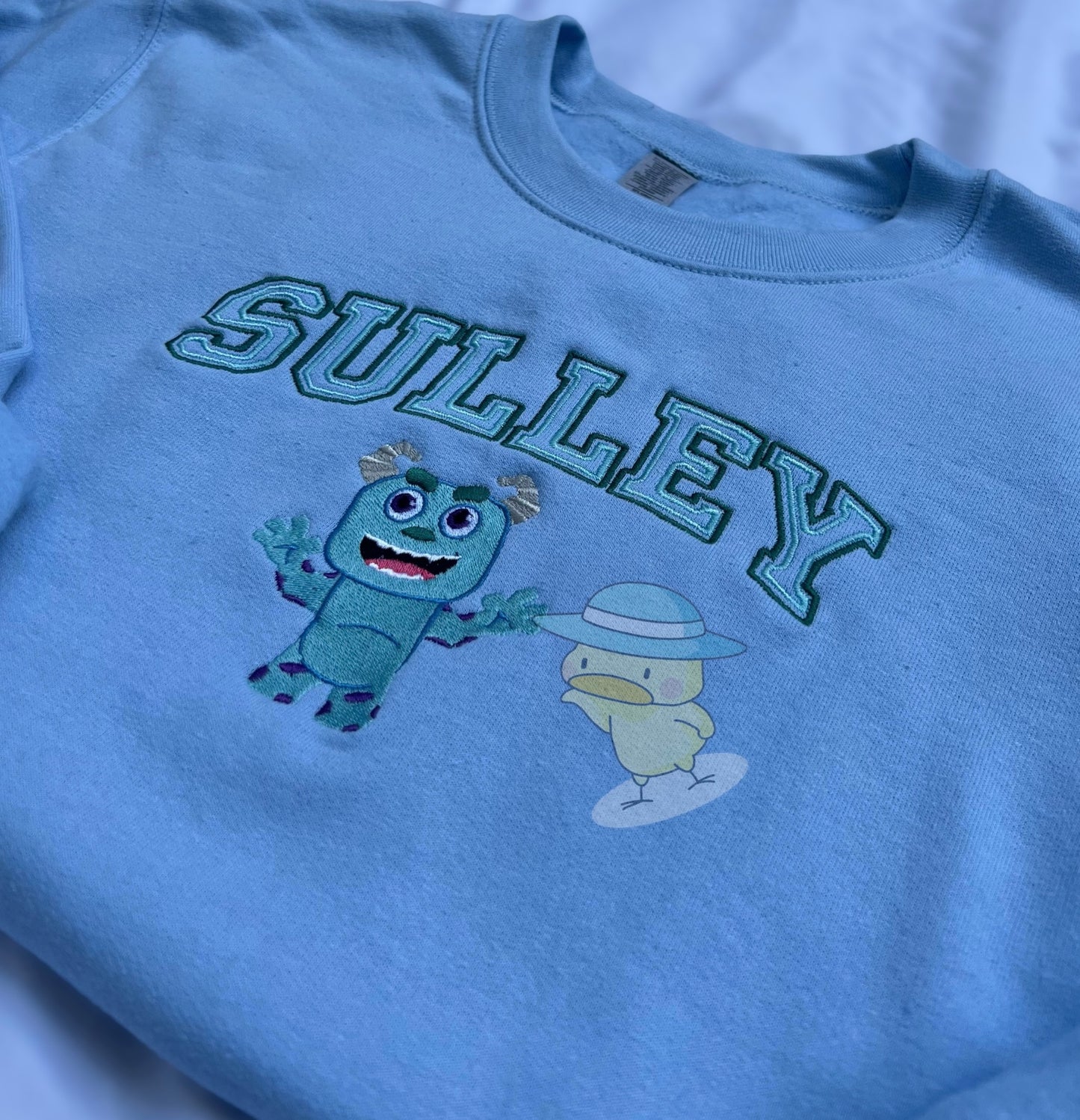 Sulley Outline 8x10 Embroidery Crewneck Sweatshirt