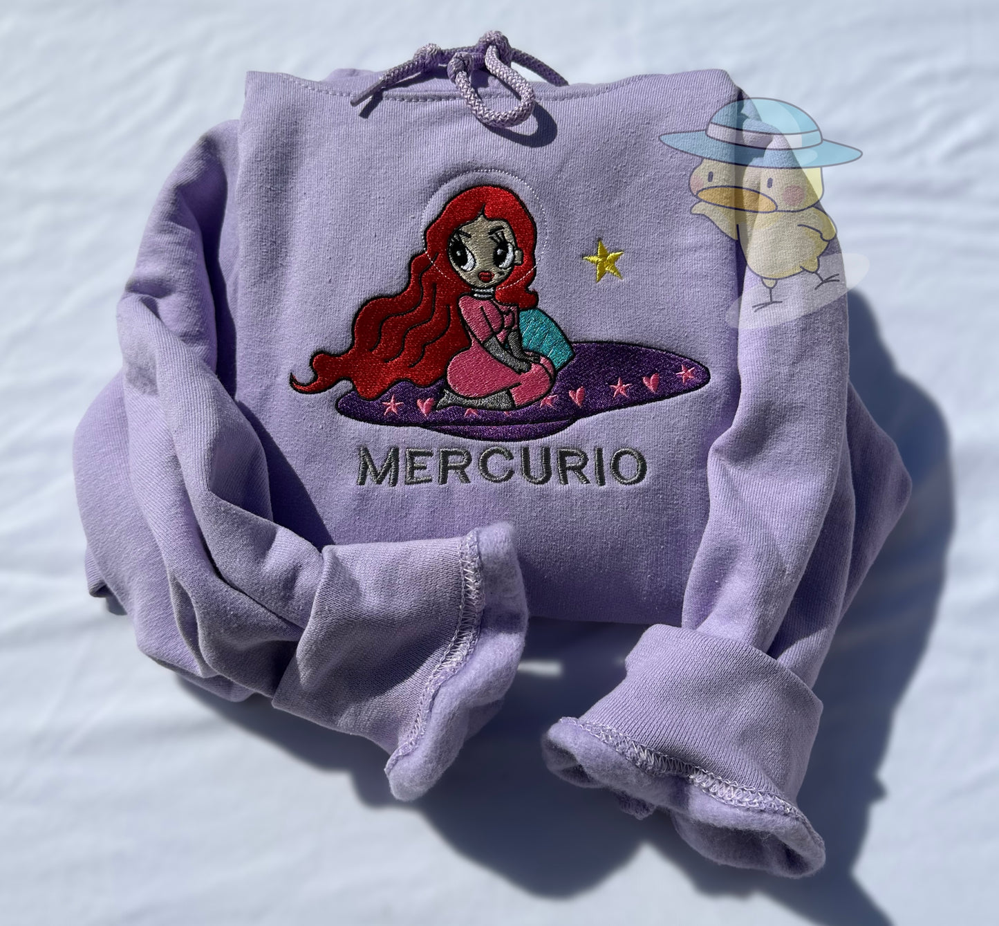 Karol G Mercurio Embroidery Hooded Sweatshirt