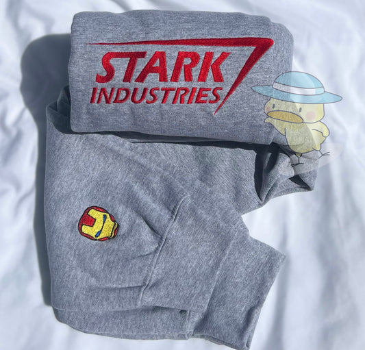 Stark Embroidery Crewneck Sweatshirt